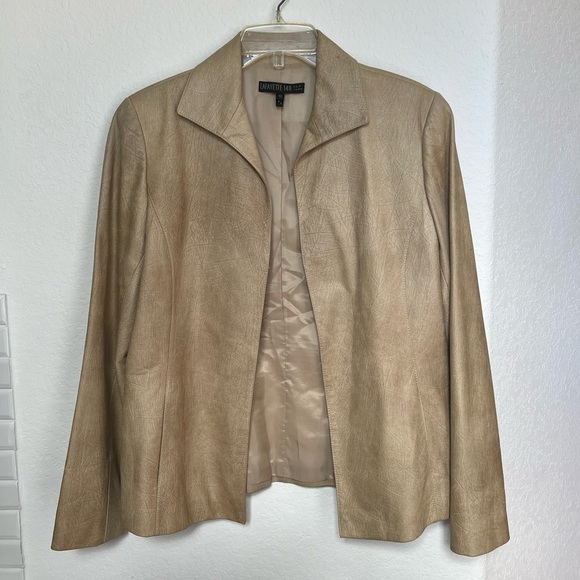 Vintage Lafayette 148 New York Leather Jacket - Picture 1 of 9